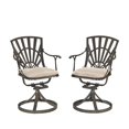thumbnail image 4 of Homestyles Grenada Aluminium 5 Pièces Salle à Manger Extérieure en Kaki Gris, 4 of 11