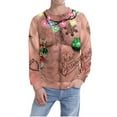 thumbnail image 2 of Fesfesfes Christmas Tops Casual Loose Tops Christmas Day Long Sleeve Round Neck Sweater On Sale, 2 of 5