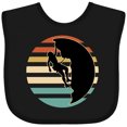 thumbnail image 3 of Inktastic Rock Climbing Mountain Climber Silhouette Boys or Girls Baby Bib, 3 of 4