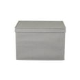 thumbnail image 6 of Household Essentials Wide KD Storage Box With Lid Box, 18.5”x15”x12”, Sides With Cardboard Reinforcement for Added Sturdiness, Ideal Closet Storage Solution, Includes Handle for Easy Access, Silver, 6 of 8