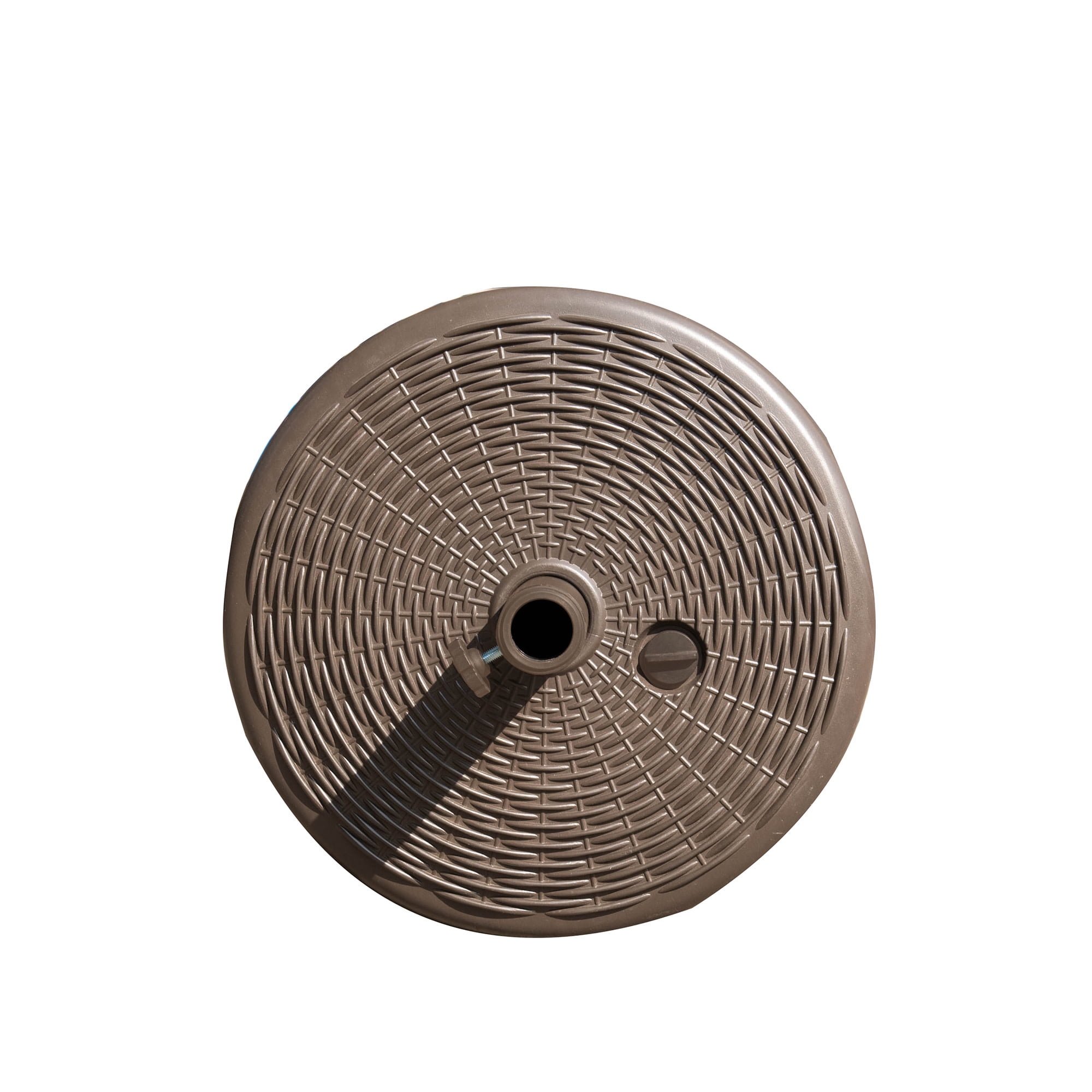 Island Umbrella Fillable Base For 7.5-ft Patio Umbrella for 1.5-1.9-in Pole with Steel Support Rod