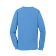 thumbnail image 6 of Port & Company PC099LS Mens Pigment-Dyed Long Sleeve Tees, Blue Moon - Large, 6 of 6
