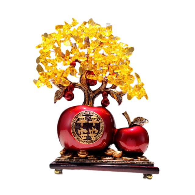 del dinero Feng Shui, regalo de amigo pacífico, adorno de mesa innovador, símbolo de riqueza para balcón, patio, escritorio, sala de estar