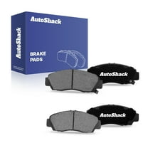 AutoShack Front Ceramic Brake Pad Set | Replacement for 2006-2010 Honda Civic | 4-PC