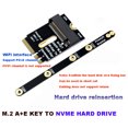 thumbnail image 4 of Compact M.2 Key E/A/E to NVME SSD Adapter PCIE GEN3 X4 For 2230 2242 2260 2260 2280 SSD Riser Card black, 4 of 6