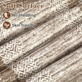 thumbnail image 4 of Garvee 2'x6' Runner Rug Modern Geometric Bordered Rug Runners Non-Slip Bedroom Rugs for Laundry Room Kitchen, Tan, 4 of 7