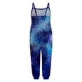 thumbnail image 3 of MIASHUI Rompers for Girls Casual Starry Sky Printed Sleeveless Jumpsuits Baggy Overalls,Sky Blue,1-2 Years, 3 of 4