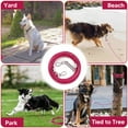 thumbnail image 7 of Furggis Heavy Duty Dog Tie Out Cable – 20FT Chew Proof & Tangle-Free for Large Dogs up to 250lbs, Outdoor Safety Leash (Rose Red), 7 of 7
