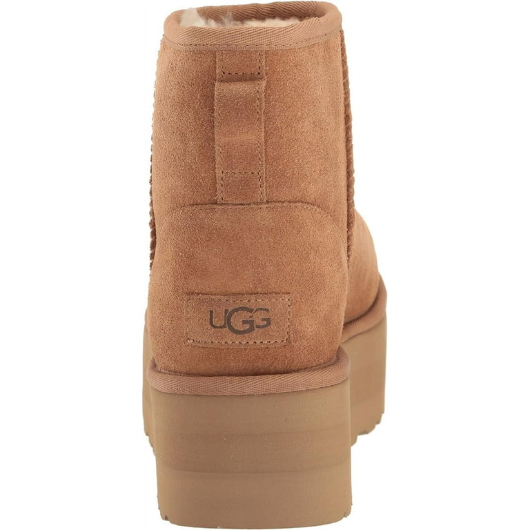 UGG Womens Classic Mini Platform Boots Chestnut - 1134991-CHE AD
