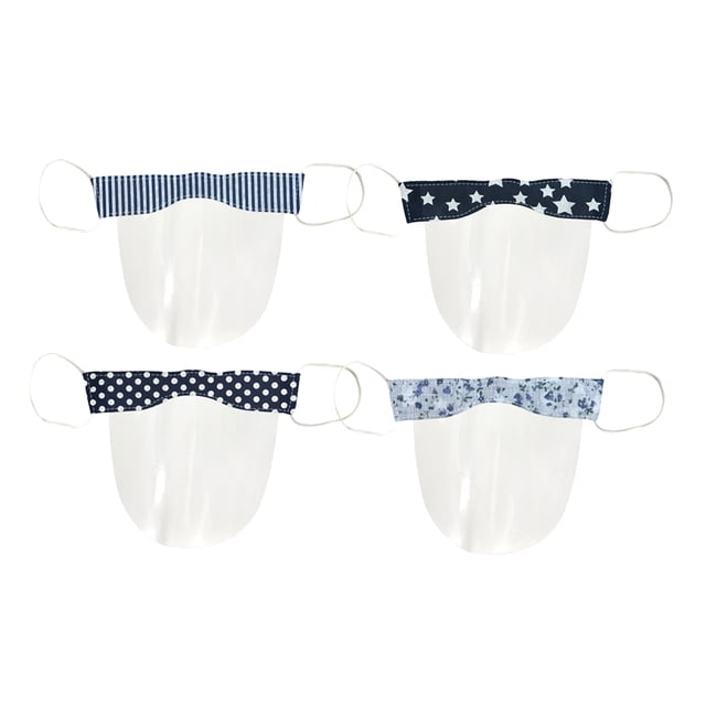 Boca De Seguridad Reutilizable De 4 Piezas SM SunniMix cubierta facial transparente unisex