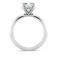 thumbnail image 3 of Oryn Jewel Solitaire Diamond Engagement Ring - 1.8 Ct Lab Created Cushion Cut Hidden Halo Design with Accent Stones - 14K White Gold Over Jewelry for Women's Celebrations and Weddings, 3 of 6