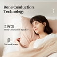 thumbnail image 4 of Bajo Altavoz Bluetooth de Almohada, Altavoz Portátil de Conducción ósea, Barra de Sueño Bluetooth de Bajo Estéreo de 360 Grados con Ruido Bianco para Dormir Profundo (Negro),Negro, 4 of 10