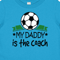 thumbnail image 4 of Inktastic Soccer My Daddy is the Coach Boys or Girls Baby T-Shirt, 4 of 5