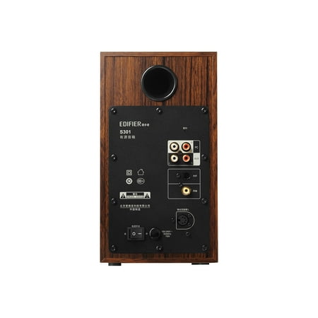 Edifier - S360DB Bookshelf Speaker & Wireless Subwoofer, Computer Speakers - Bluetooth v4.1 aptX Wireless - 2.1 Speaker System - Wood/Black