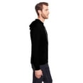 thumbnail image 3 of Threadfast Apparel Unisex Triblend Full-Zip Light Hoodie XL Solid BLK Trblnd,302Z, 3 of 3