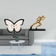 thumbnail image 2 of Reloj de pared,Reloj de pared para sala de estar,dormitorio,cocina,decoración de pared.,Estatua del corredor,Estatua de corredor Escultura de arte abstracto Figura,Estatua de personaje para, 2 of 8