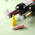 thumbnail image 3 of Sunjoy Tech 1/4 Pcs Bottle Cork Silicone Great Seal Leakproof Screw Texture No Odor Resuable Elastic Universal Fresh-keeping Champagne Wine Beer Bottole Stoppers, 3 of 8
