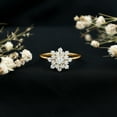 thumbnail image 6 of Rosec Jewels Lab Grown Diamond Cluster Engagement Ring (EF-VS Quality) - Ready to Gift, 14K Yellow Gold, US 7.00, 6 of 9