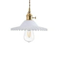 thumbnail image 1 of Small Farmhouse Glass Pendant Light, Vintage Industrial Pendant Lamp, Single Rustic Pendant Lighting, Retro Pendant Light Fixture for Kitchen Island Sink Dining Room Table Bar Counter Entrance, 1 of 7