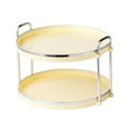 thumbnail image 2 of DOLITY 2 Tier Counter Tray, Decorative Tray ,Buffet Plates Serving Platter ,Lightweight Yellow, 2 of 9