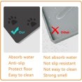 thumbnail image 4 of Dog Food Mat 18"×30" Absorbent Dog Mat for Food and Water Bowls with Waterproof Rubber Backing, No Stains Quick Dry Cat Dog Water Dispenser Mat,Dog Food Mat for Messy Drinkers, 4 of 6
