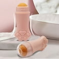 thumbnail image 4 of Natural Volcanic Roller Oil Control Rolling Stone Face Cleansing Oil Absorption Roller Pink, 4 of 5