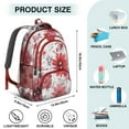 thumbnail image 5 of Pioneer Flower Backpack for School,Cute School Bag,Schoolbag with Adjustable Shoulder Straps & Padded Back,16.9 Inch, 5 of 5