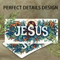 thumbnail image 4 of Floral Jesus Art Front License Plate,Metal License Plate,Funny Standard Plates Personalized Novelty Decorative For Men/Women/Boys/Girls Car 6×12 Inch, 4 of 7