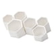 thumbnail image 2 of Caja de almacenamiento hexagonal para lápices, estantes multifuncionales para colgar en la pared, decoración blanco, 2 of 5