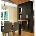 thumbnail image 3 of Brewster Parisian Dark Brown Chevron Wood Unpasted Non Woven Wallpaper, 20.5-in by 33-ft, 56.4 sq. ft., 3 of 4