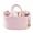 pink, variant on MISSMILE Baby Diaper Caddy Organizer for Girl Boy Rope Nursery Storage Bin Basket Portable Holder Tote Bag for Changing Table Car Travel Baby Shower Gifts Newborn Essentials Registry Must Have Items