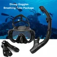 thumbnail image 2 of Equipo Completo de Snorkel, Máscara Panorámica de Gran Ángulo con Tubo de Respiro y Aletas, Accesorio para Buceo Recreativo en Aguas Poco Profundas, 2 of 5