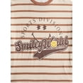 thumbnail image 2 of Smiley Boys' Striped Cotton Graphic Tee with Short Sleeves, Sizes XS-2XL, 2 of 3