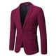 thumbnail image 1 of Chaqueta de traje casual de color sólido con personalidad de moda de otoño e invierno para hombre Pompotops  oipoqjl40279, 1 of 3