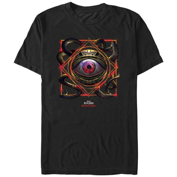 Men's Marvel Doctor Strange in the Multiverse of Madness Gargantos Sealed  Graphic Tee Black Medium