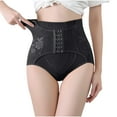 thumbnail image 2 of Viluyesy Womens Tummy Control Panties, Slim Fit Extra Firm Butt Lifter Shaping Brief High Waist Corset Shapewear Black XL, 2 of 9
