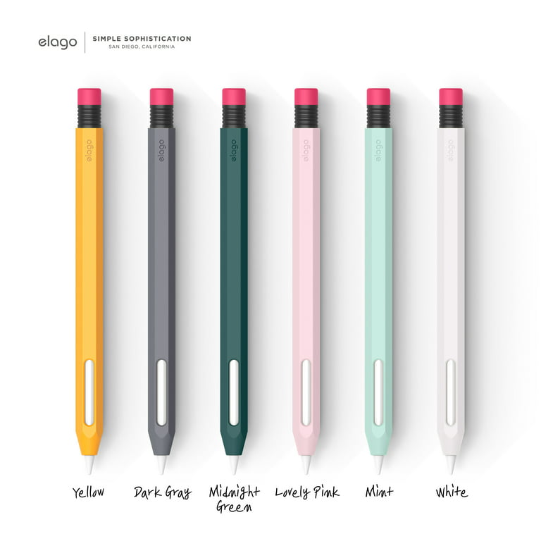 elago Apple Pencil 2 Cover Sleeve - Classic Pencil Case Compatible with  Apple Pencil 2nd Generation with Magnetic Charging [Yellow]