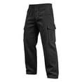 thumbnail image 3 of StSilkitty Baggy Pants for Men Elastic Waist Fishing Hiking Pants with Pockets Athletic Running Sweat Pants, 3 of 7
