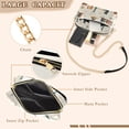 thumbnail image 3 of FORMRS Women Crossbody Purse with Chain Strap Vegan Leather Shoulder Handbag, Cats Reading Pattern, 3 of 7