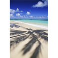 thumbnail image 1 of Design Pics DPI1994227 Beach Scene with Palm Shadow On Shoreline Sand Tropical Poster Print, 12 x 19, 1 of 1