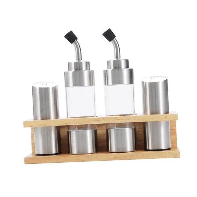 Rongfmy Oil Bottle Seasoning Jar Set Leakproof Oil Storage Container Storage Oil Bottle