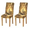 thumbnail image 2 of BZSMCE Chairs Slipcovers Dining Chair Covers Starry Panda Dreams Creative Pattern, 2 of 7