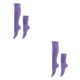 thumbnail image 1 of Calcetines holgados Minnieouse 2 piezas color morado claro Púrpura claro, 1 of 6