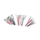 thumbnail image 2 of Kit surtido de 30 conectores de cable de altavoz de pala hembra de empalme rápido, piezas de repuesto para automoción con funda aislante, 2 of 9
