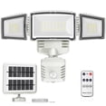 thumbnail image 1 of Injueey Luces de pared alimentadas por energía solar para exteriores, patio, jardín, patio trasero, camino, lámpara recargable automática, accesorio Iluminación y accesorios con controlador Injueey HA073293-02, 1 of 6