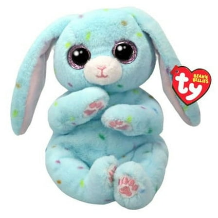 Ty Beanie Bellies - Skippy the Blue Easter Bunny  - Stuffed Animal