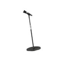 thumbnail image 1 of BELOVING Support de Micro de Sol Réglable Compact avec Base Ronde pour Scène Extérieur Chant Sans Plateau de Support, 1 of 9