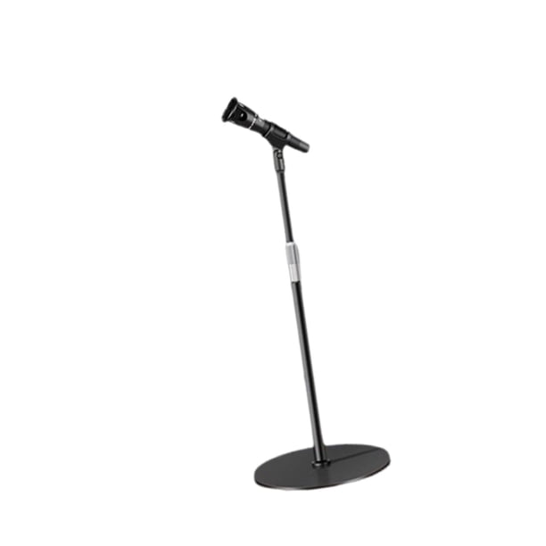 Soporte de micrófono de suelo, soporte para micrófono, estante ajustable multifuncional con pedestal. sin bandeja de soporte