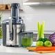 thumbnail image 2 of Oster Easy-to-Clean Professional Juicer, Stainless Steel Juice Extractor, Auto-Clean Technology, XL Capacity, Gray, 2 of 5