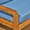 thumbnail image 4 of Noble House Grenada 7-Seater Sectional Sofa Set with Blue Outdoor Cushions, 4 of 6